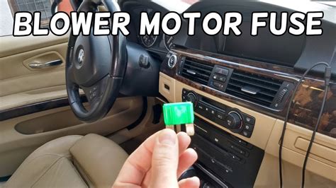 e90 blower motor fuse